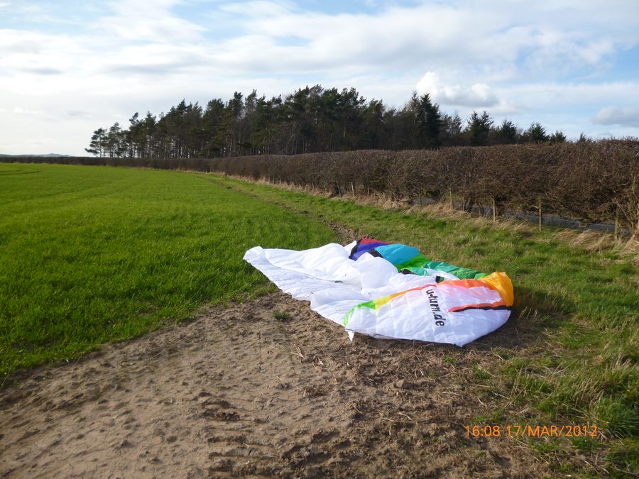 the landing into england