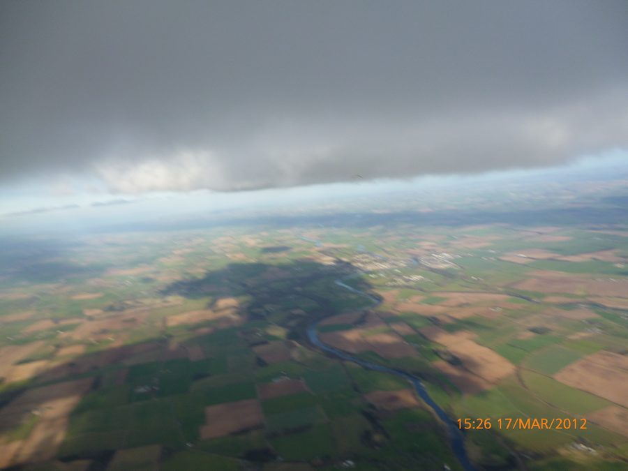 at cloud base at over 5000ft