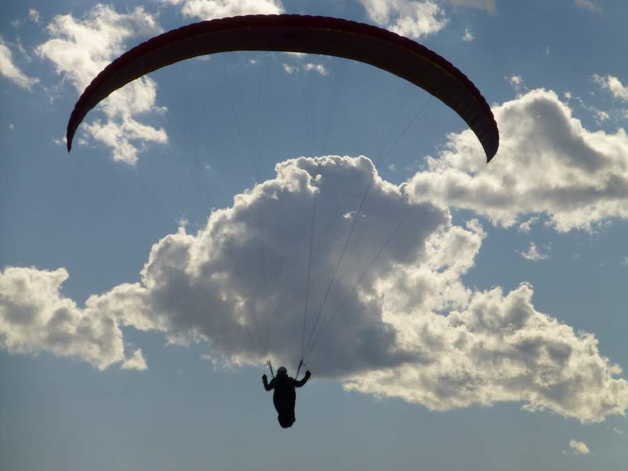neil coming into the small landing area